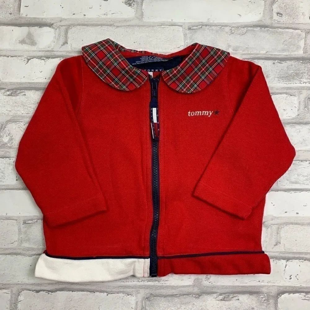 Vintage Tommy Hilfiger Sweater size: 12-18months Red